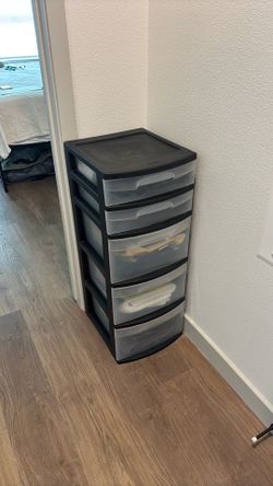 5 Drawer Plastic Storage Organizer