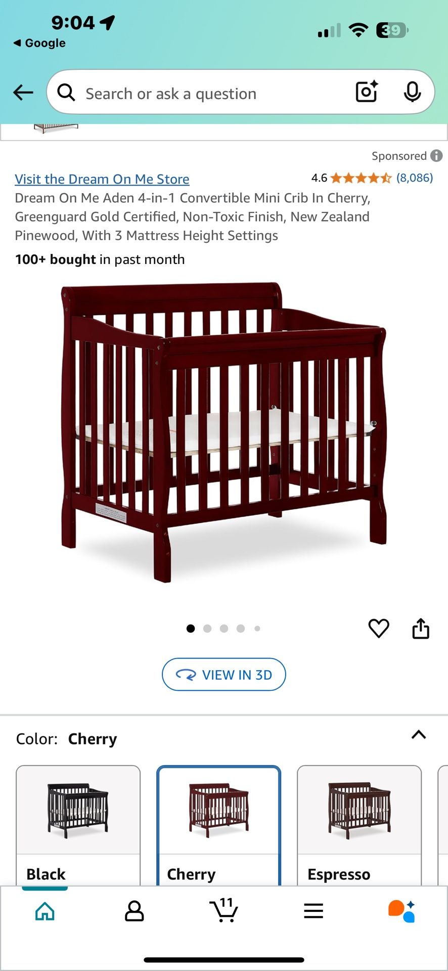 Mini Crib