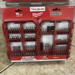 Milwaukee Steel Screw Driver Bit Set (74-Piece)