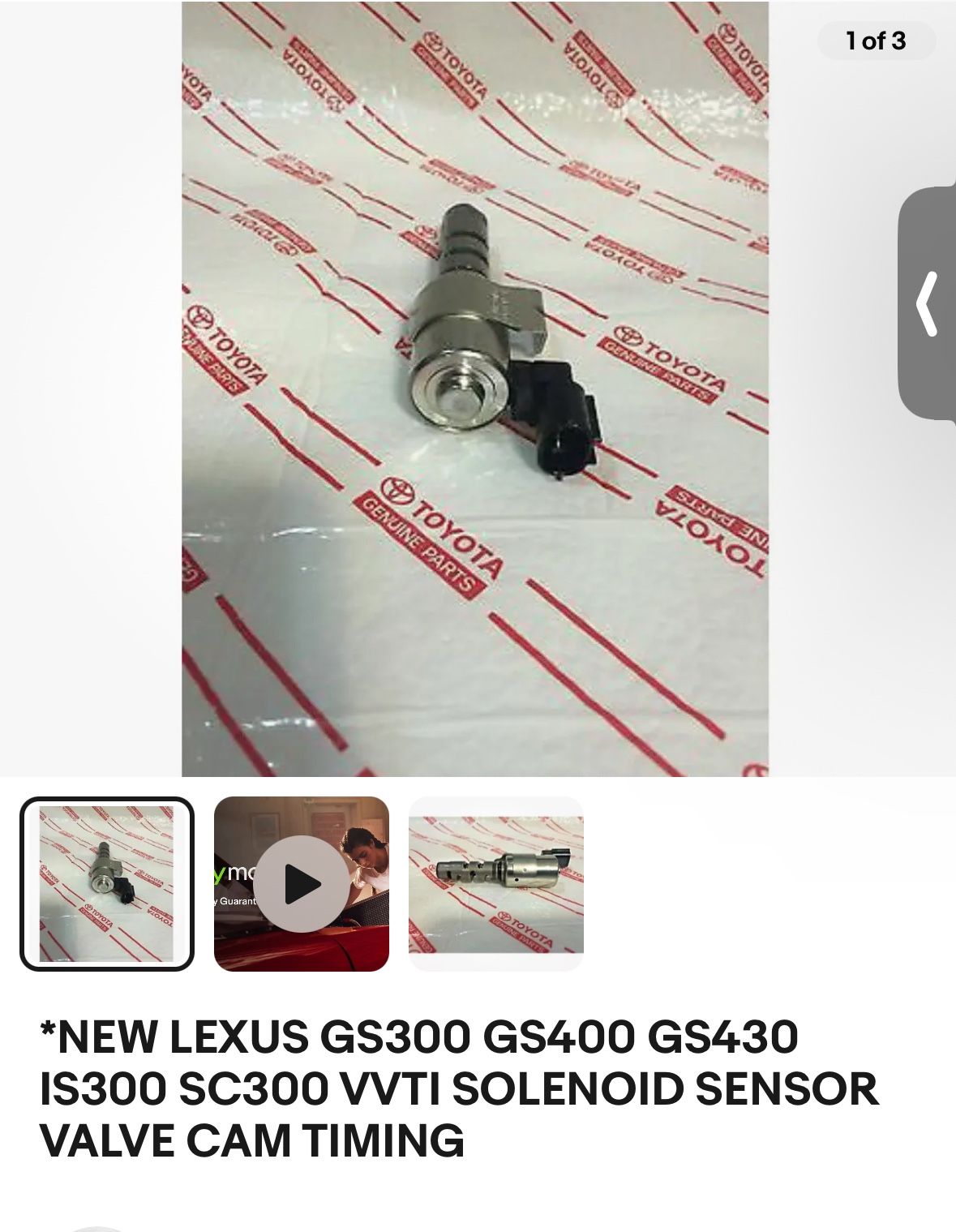 Gs300 Is300 Vvti Solenoid 