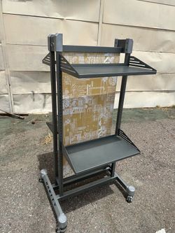 Authentic Oakley Retail Display Fixture — Mobile Merchandising Rack