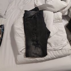 Black Pant  Skinny 34/32 Pantalon Negro 