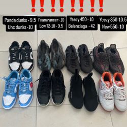 Yeezy, Jordan, Nike
