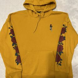 Empyre Gold/Yellow, Red Rose Hoodie, Size Small