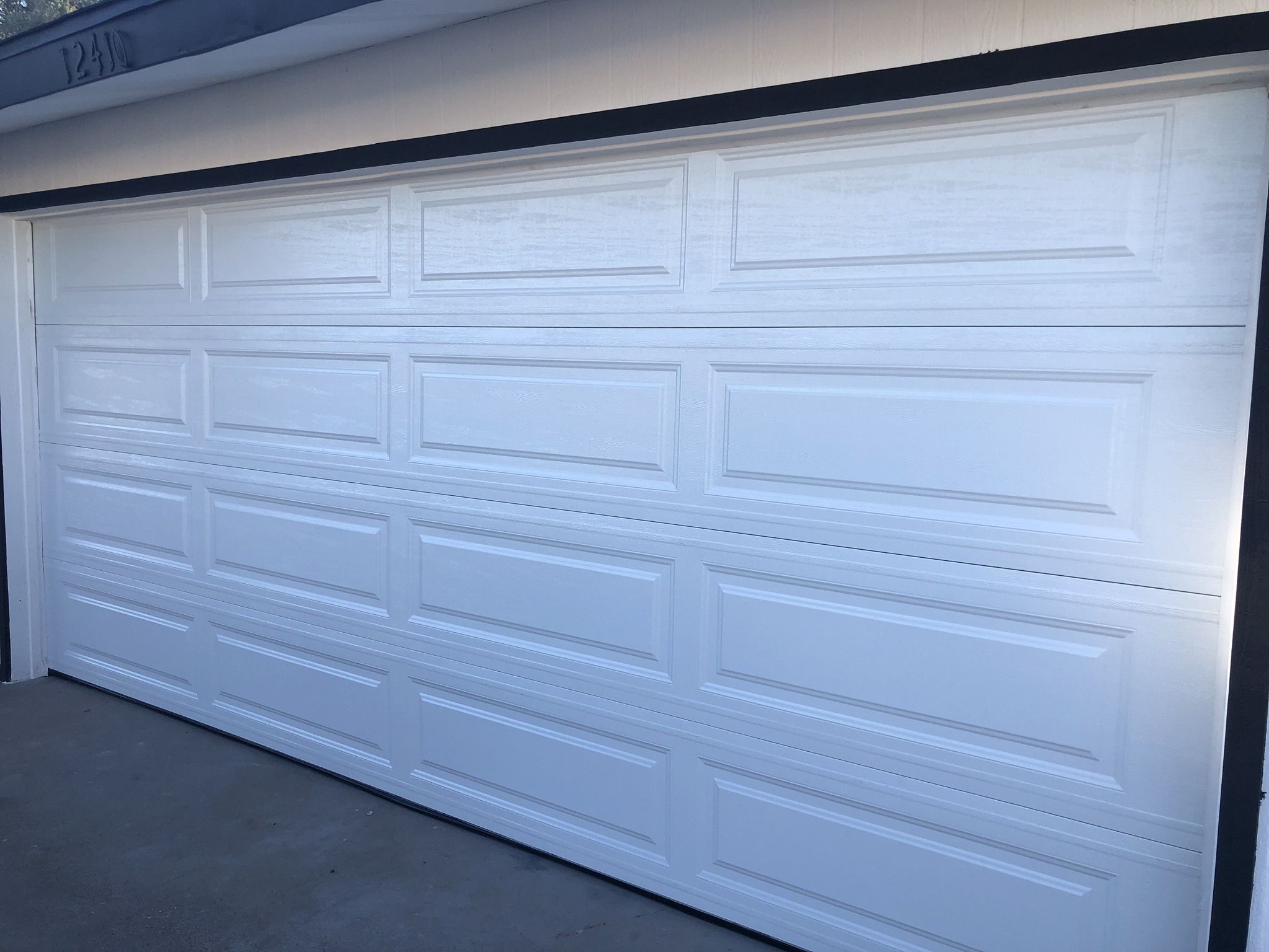 16x7 Complete Door. Garage Doors. Complete With All Hardware, Springs And Tracks