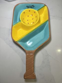 🏓 Ultimate Pickleball Paddle Ceramic Snack Tray – Serve an Ace at Your Next Party!
