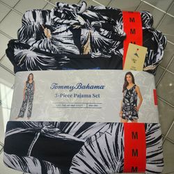 Tommy Bahama 3-Piece Pajama Set Size M