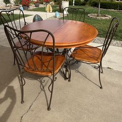 Dining Table With Four Chairs