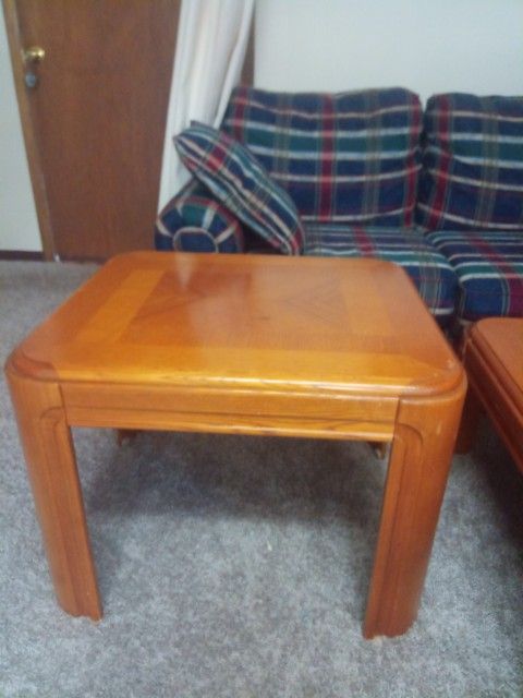 Century Modern Signed Vejle Stole & Mobelfabrik Teak Side Tables