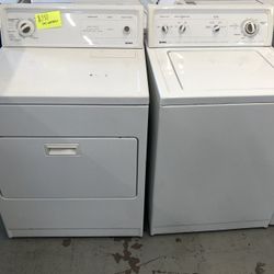 Top loader Set washer and dryer kenmore