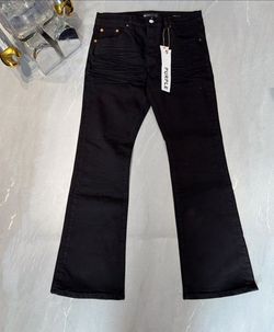 Purple Jeans Black Flared Jeans