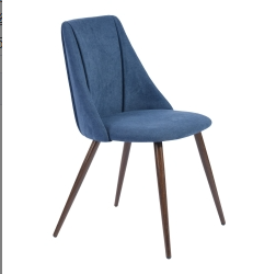 Homy Casa SMEG Set of 2 Dining Chair Dark Blue Dining Room