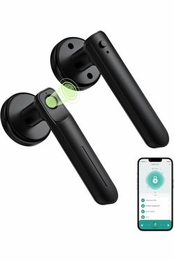 Fingerprint Door Lock with APP,Fingerprint Door Knob,Door Knob Keyless Entry Door Lock for Home,Bedroom,Office,Apartment-Black