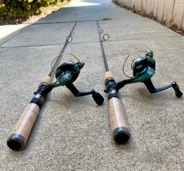 Pair of Shakespeare Micro Series Ultralight Spinning Rod & Reel Combos