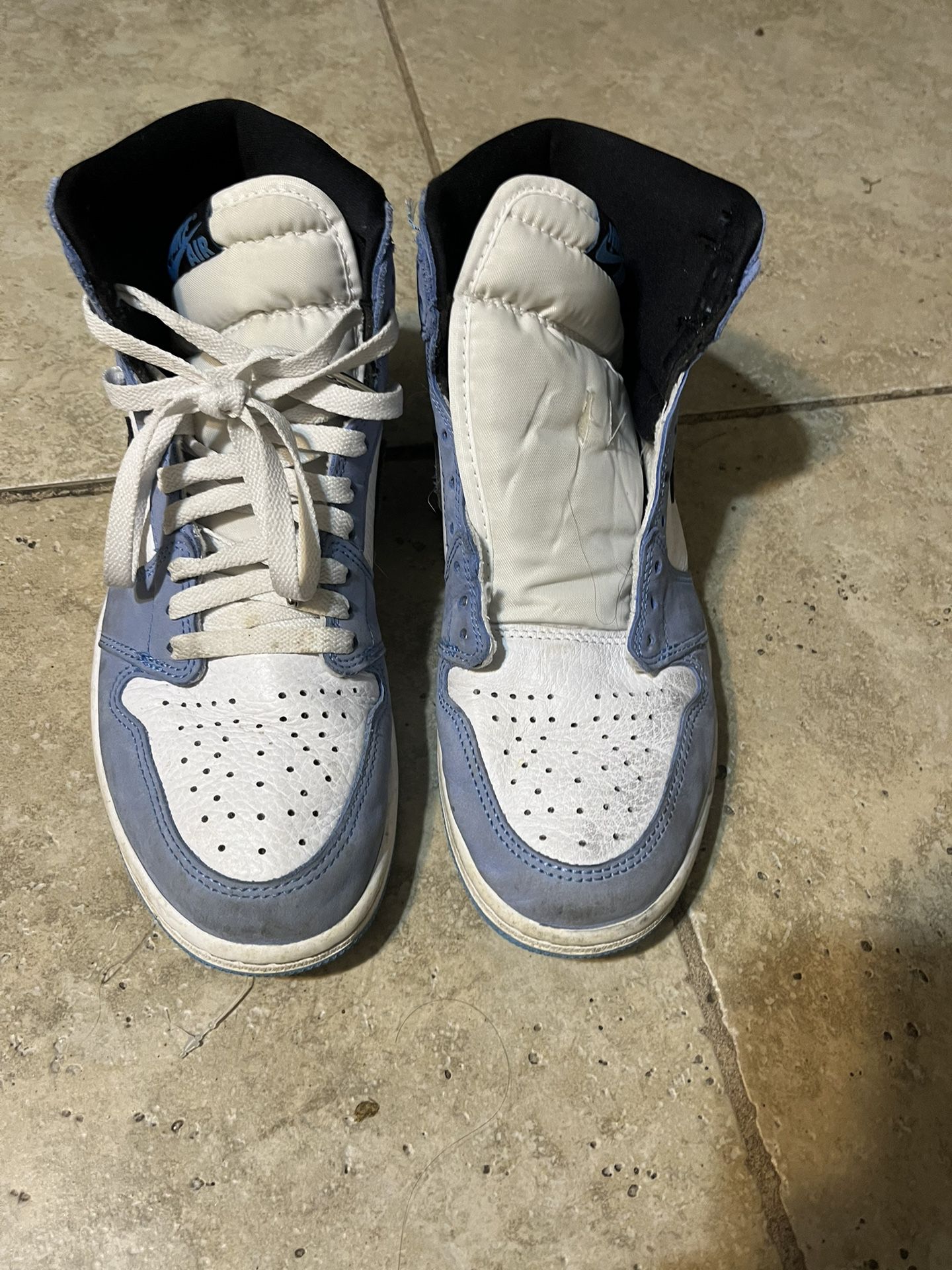 Jordan 1 Light Blue Size 8.5, No Box 