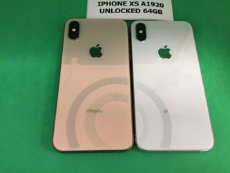 Apple iPhone XS Unlocked 64GB Silver, Gold, Black