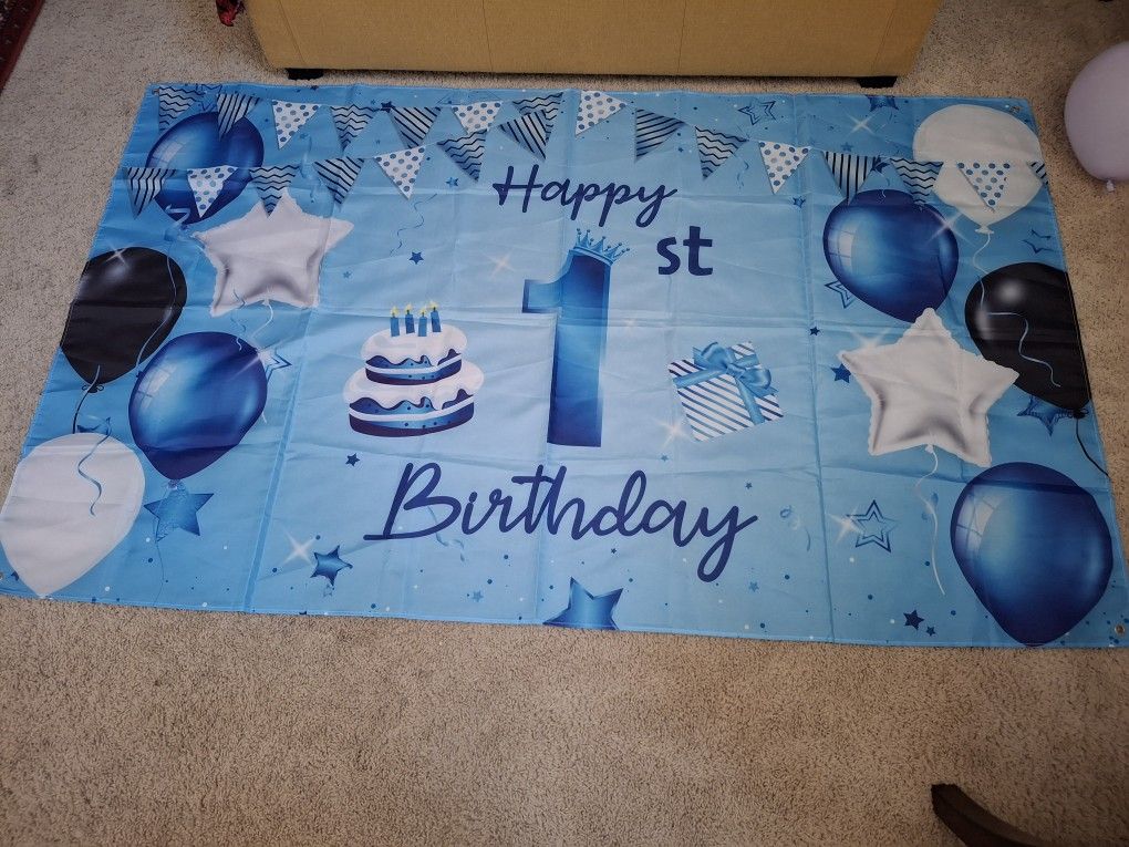 Birthday Fabric Banner