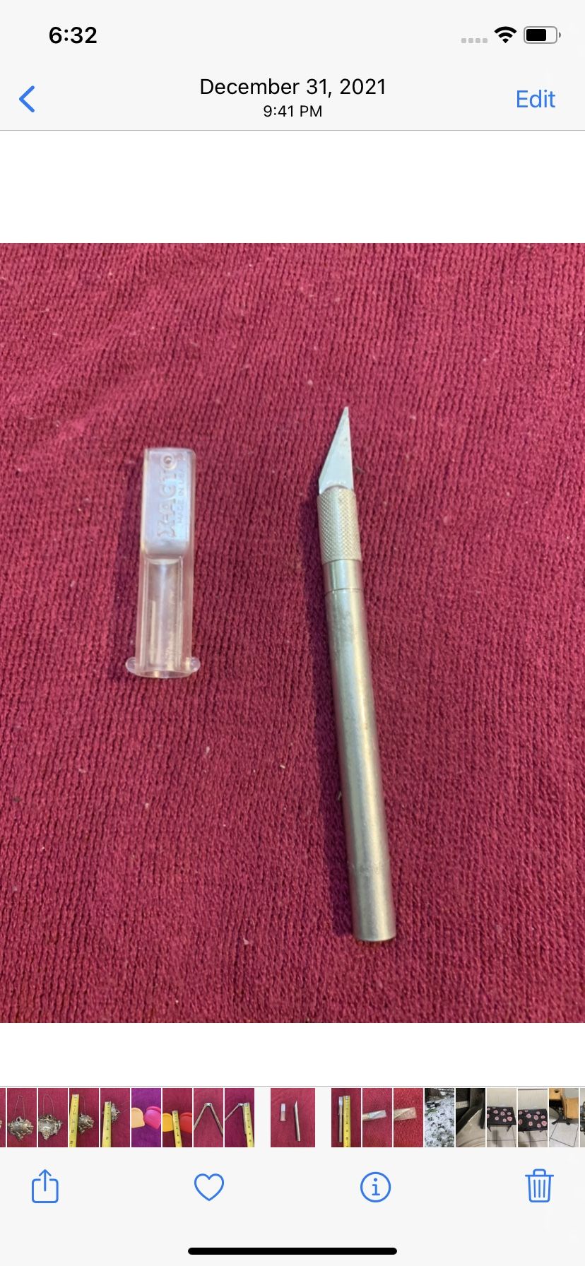 Vintage X-ACTO No. 1 Knife Safety Cover Original Blade USA