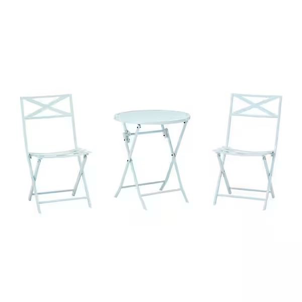Folding Bistro Tables and Chair Sets (2 Chairs+ Table)