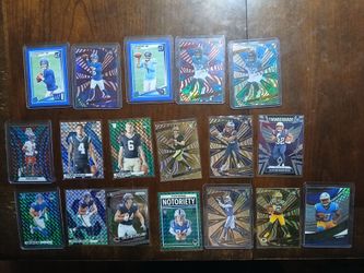Football rc bases parallels & rc inserts parallels cards
