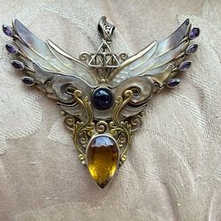 Stunning Merkabah Angel Wing Pendant