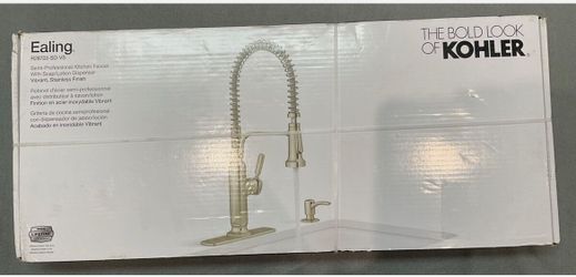 Kohler Kitchen Faucet With Soap Dispenser, Brand New , 2 Available