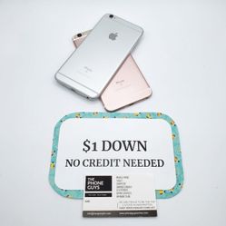 Apple IPhone 6s - 90 DAY WARRANTY - $1 DOWN - NO CREDIT NEEDED 