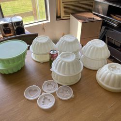 Tupperware molds. $5 each. extra shapes $1 each. Rochester wa