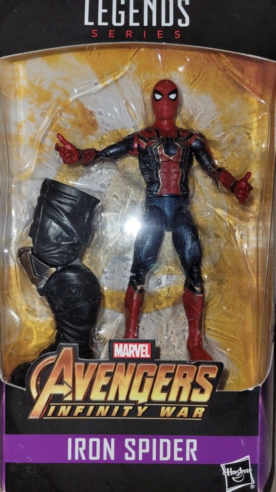 Marvel Legends Spiderman Infinity War Iron Spider Thanos Baf
