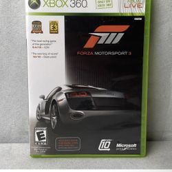 Forza Motorsport 3   (Xbox 360, 2010) Complete w/ Manual Tested