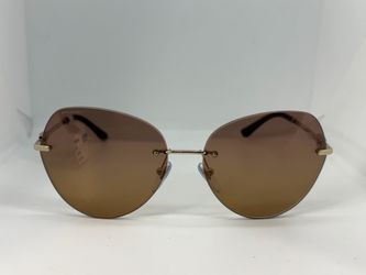 Bvlgari BV6183 278/EL Wpmen's Rimless Pilot Frame Pale Gold with Gradient Lenses