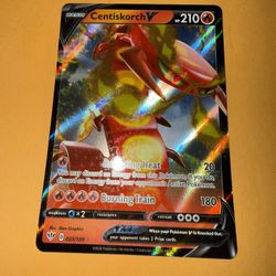 CENTISKORCH V 033/189 DARKNESS ABLAZE POKEMON (ULTRA RARE 