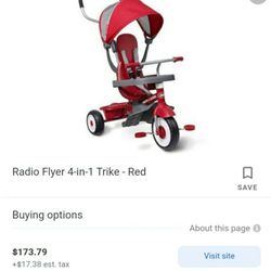 Tike Stroller 4 In 1 Like Brand New