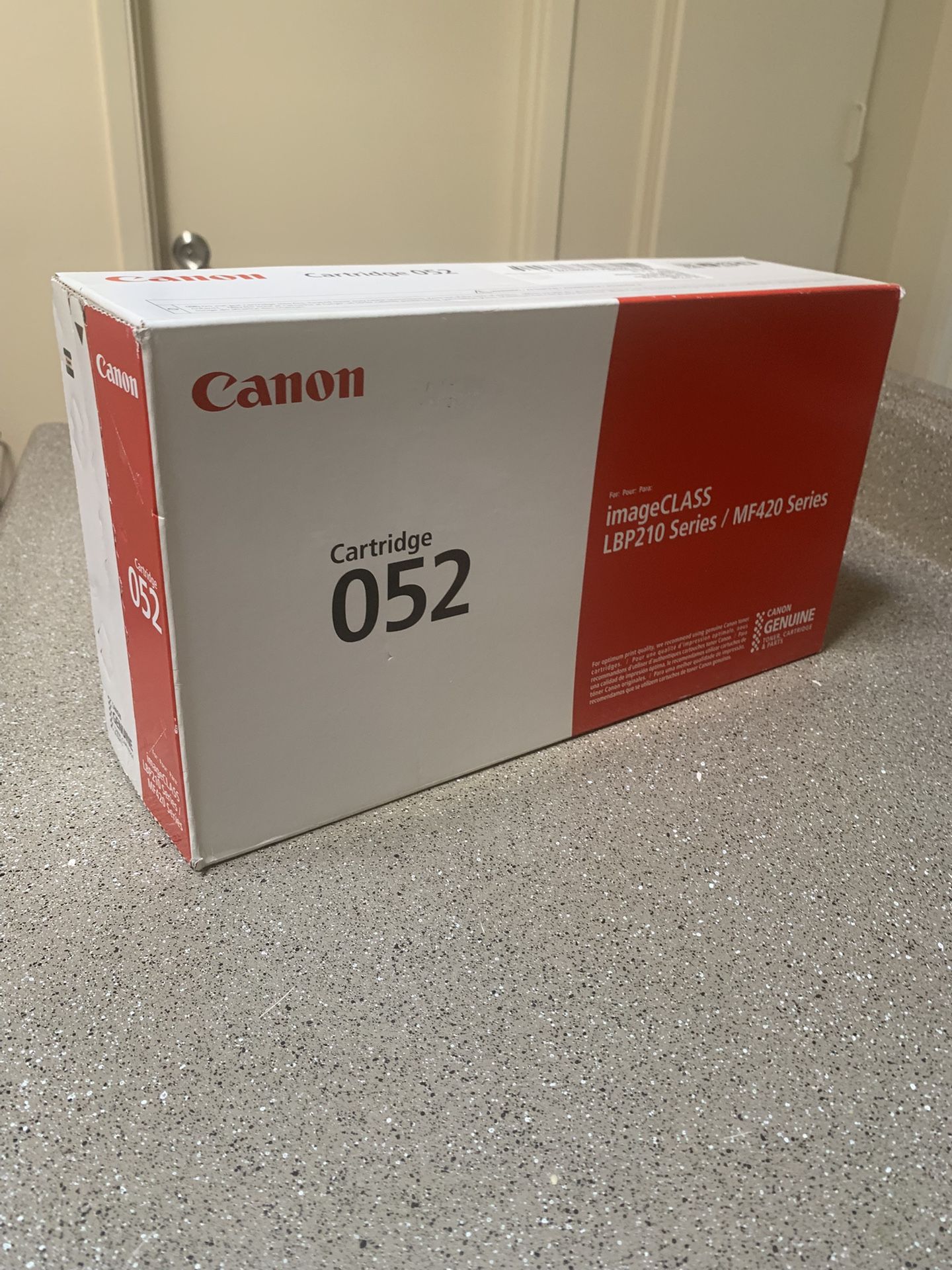 New Genuine Canon CRG 052 K Black Toner Cartridge - Black