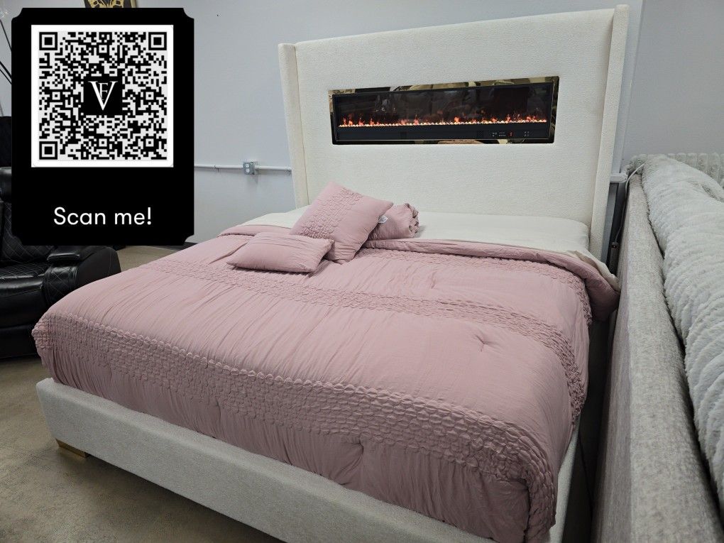 King Bed Frame ✅ Delivery available ✅ Financing Options Available!✔️✨️No Credit Needed✔️✨️$0 Or $50 Down Payment✨️