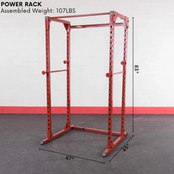 New Body-Solid Best Fitness Power Rack (BFPR100R) - Red 500lb Capacity (Read Description)