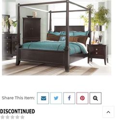 King Size Canopy Bed Frame 