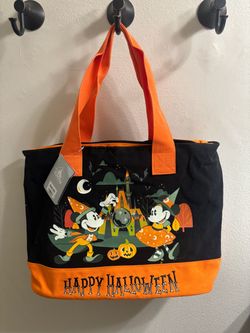 Disney Mickey & Minnie Happy Halloween Tote Bag 🎃