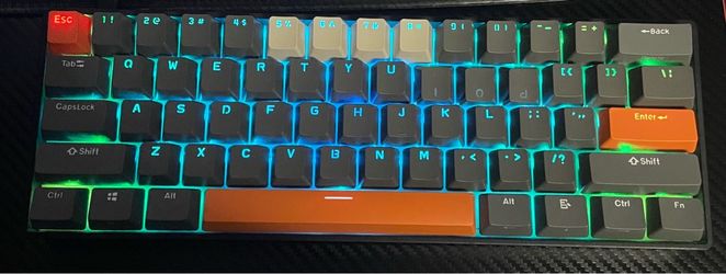 GK61 v2 keyboard (optical yellow switches)