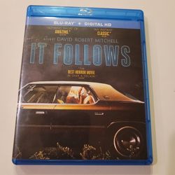 $5 BLU RAY , IT FOLLOWS  BLU RAY  ONLY NO DIGITAL OR DVD $5 OR TRADE FOR A MOVIE TITLE I DO NOT ALREADY OWN. 
