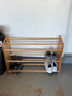 Shoe rack/ toy bins shelving!