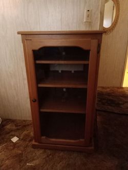 Glass Cabinet (slightly used)
