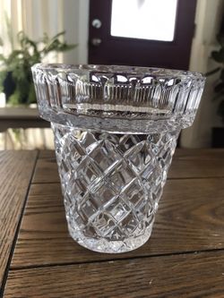 Vintage Crystal/Glass Flower Pot