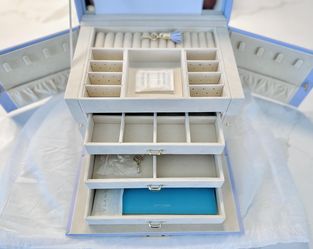 New Luxury Organizer Mirrored Jewelry Box