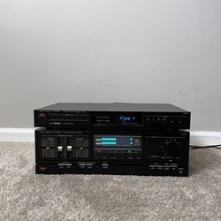 Fisher CA-276 Home Stereo Integrated Amplifier with FM-276 Digital Radio Tuner Receiver