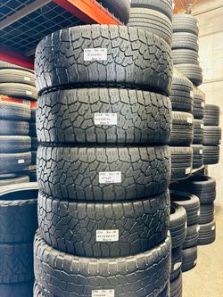 💰 Best deals are ca$h in person 4 USED TIRES LT275/70R18 FALKEN WILDPEAK ATW3 ALL TERRAIN 275 70 18