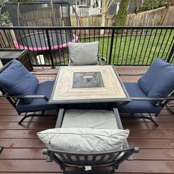 Fire Pit Table Set