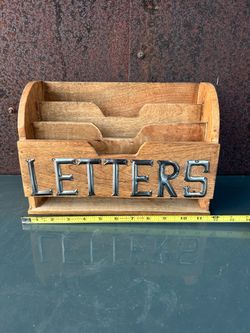 Super cute Wooden Letter Organizer