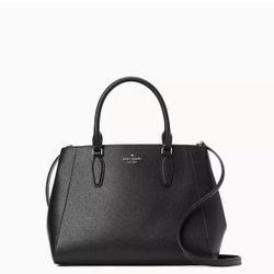 Kate Spade Kristi Satchel in Black