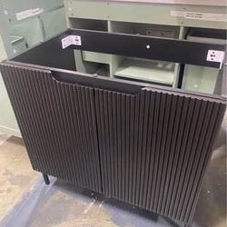 New assembled 30" Black Bathroom Vanity NO Sink Modern Freestanding Bathroom Vanity